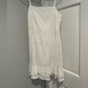 White fringe dress